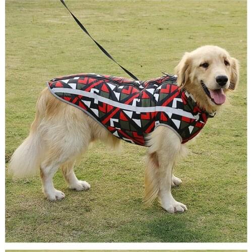 S-6XL Pet Clothes for Large Dogs Winter Warm Dog Coat Pet Supplies Dog Accessories Waterproof Reflective French Bulldog Clothes