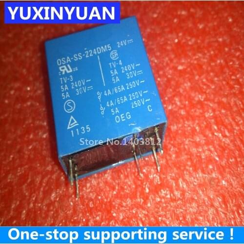 OSA-SS-224DM5 DIP6 24V 24VDC 5A 1PCS
