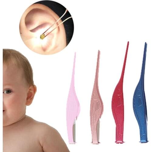 1pcs Ear Wax Remove Remover Led Flashlight Tweezer Earpick Cleaner Ear Cleaner Adult/Child