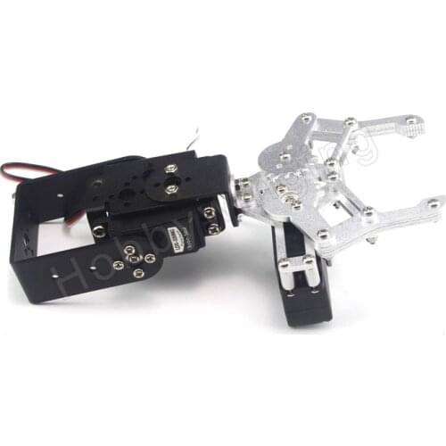 2DOF-B Robotic Arm Mechanical Manipulator Robot Metal Structure Holder brackets Kit with LDX-335 Digital Servo
