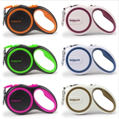 3/5M Dog Leash Automatic Retractable Dog Pets Leash Cat Puppy Lead Traction Rope Dogs Training Pet Supplies