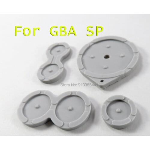 50sets Replacement Conductive Silicone Rubber Pad Button Contacts For Game Boy Advance GBA SP Game Console
