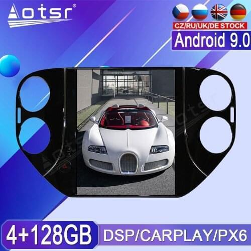 For Volkswagen VW Tiguan 2010 2011 2012 2013 - 2016 PX6 Android Tesla GPS Navi Car Multimedia Tape Radio Player Stereo Head Unit