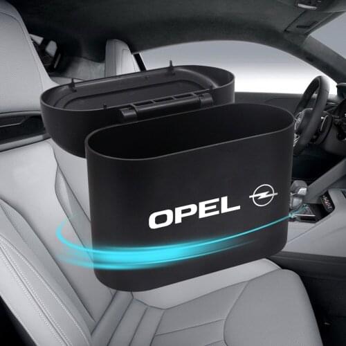 Car Trash Can Interior Organizer Storage Box Rubbish Garbage Holde for Opel Astra H G J Insignia Mokka Vectra C Auto Accessories
