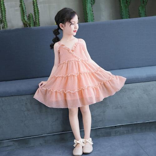 Kids Summer Dresses for Girls Summer Little Girls 6 Childrens Dresses 11 Years Old Princess Dress Girls Christmas Banquet Party