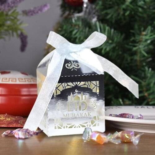 Eid Mubarak Gift Box Candy Box Ramadan Kareem Favor Chocolate Box Ramadan Decorations Islam Muslim Party wedding decoration