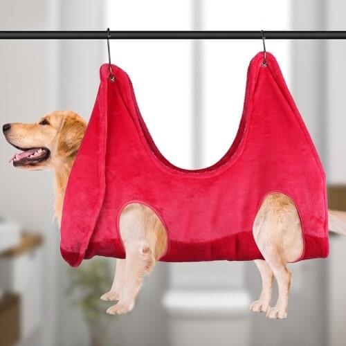 Pet Cat Grooming Hammock Helper Soft Cushion Dog Grooming Hammocks Restraint Bag Puppy Dog Cat Nail Clip Trimming Bathing Bag
