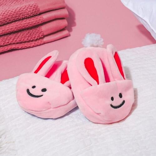 Ins hot style Korea The Pink rabbit slippers Dog Plush Toy Plush Dog Toy With Funny Sound Cat Puppy Chew Interactive Toys