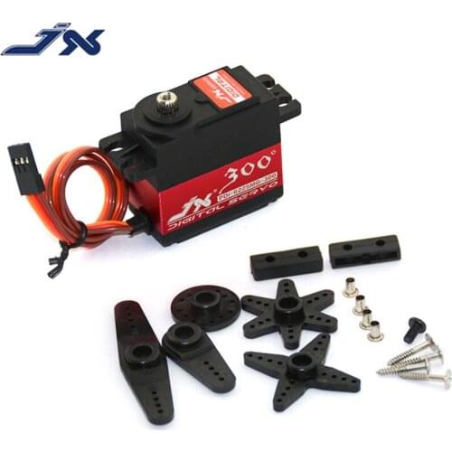 JX PDI-6225MG-300 Degree 25KG Metal Gear Digital Standard Servo CNC Aluminium Middle Shell for Robot Mechanical Arm Arduino DIY