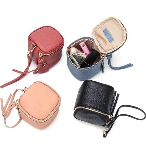 Cosmetic Bag lipstick pack air cushion leather Womens coin pursemini coin bagHand carrying coin bag personality