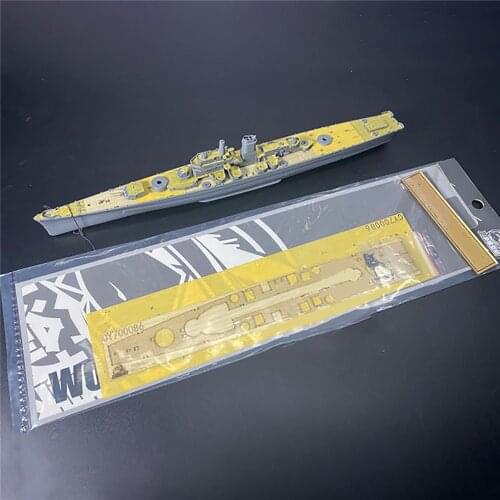 Wooden Deck Masking Sheet for 1/700 Very Fire VF700907 Des Moines Model Ship Accessories