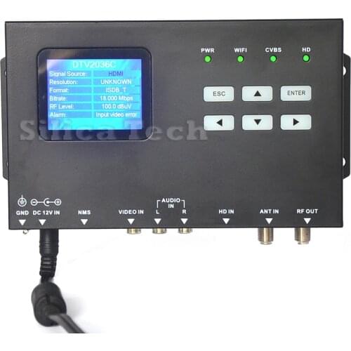Original SOUKA SKD2036C ISDB-T modulator 1080P HD AV/ HDMI 1 Route, panel ethernet WIFI setting