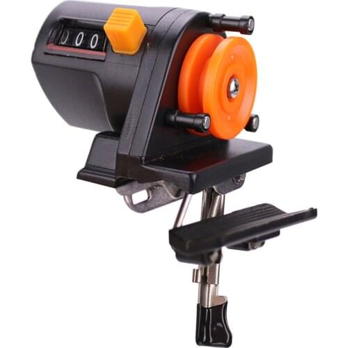 0-999m Fishing Line Counter Portable Line Depth Finder Gauge Tackle Professional Length Gauge Portable Fishing Tool