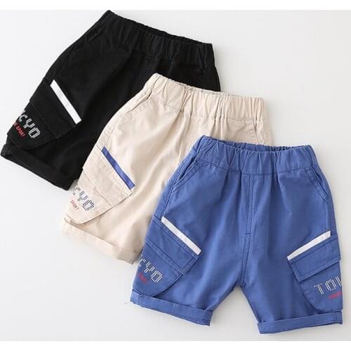 Fashion Shorts For Boys Girls Cotton Kids Summer Shorts Pants Elastic Waist Casual Girls Trousers 6 8 12 Years Kids Clothing