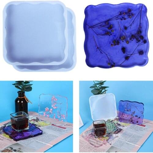 Silicone Molds Coaster Jewelry Making Tools For Resin Jewelry UV Epoxy Pressed Flower DIY Crafts