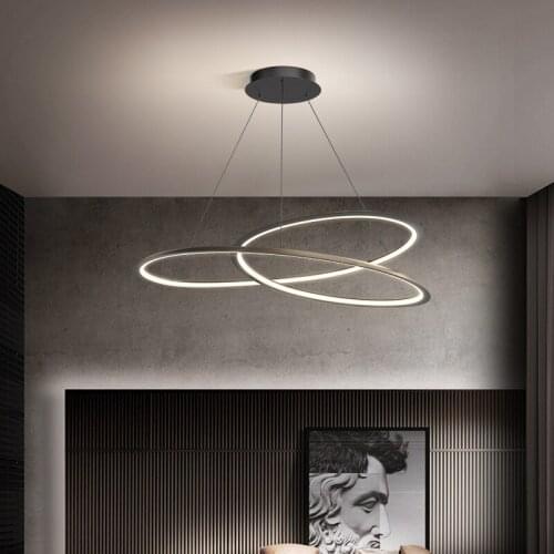 Modern LED Pendant Lights For Living Room Bedroom Indoor Lighting dimmable Acrylic Lampshape Dropshipping Luminaria