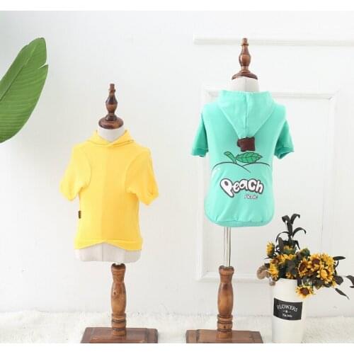 Cartoon Dog Hoodie Leisure Dog Coat Jackets Spring Autumn Pets Dogs Clothing for Dogs Costume French Bulldog Ropa Perro Yorkshir