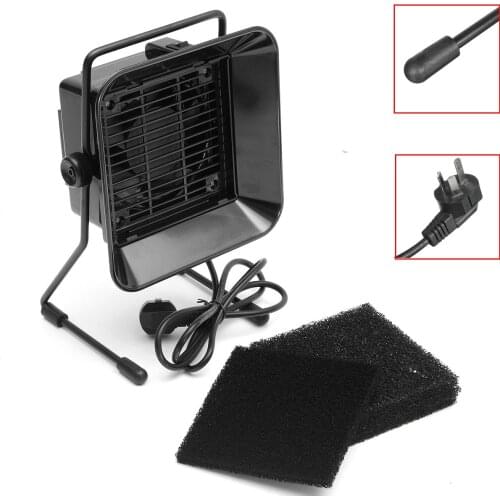 220V Smoke Absorber Fan Activated Carbon Air Filter Sponge Solder Fume Smoke Absorber Extractor Fan with 3 Carbon Filters