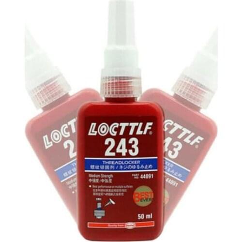 Screw Glue 243 Anaerobic Adhesive High Strength Metal Agent Fastening Thread 243 Glue Sealing Thread Glue Anti-loose