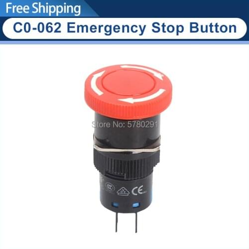 Power Emergency stop switch SIEG C0-062 Urgent Stop Switch LAS1-A 5A-250VAC