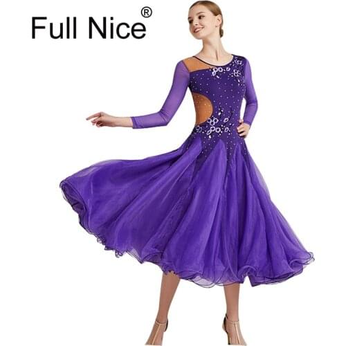 Women Ballroom Dance Dresses Standard Ballroom Dancing Clothes Competition Standard Dance Dress Waltz Foxtrot Dress Waltz