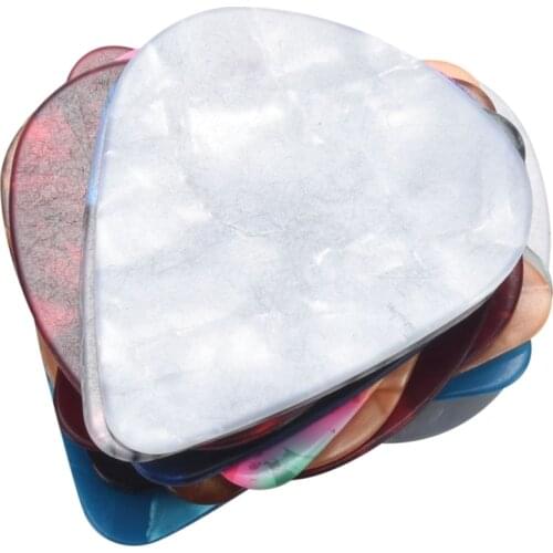 20pcs Colorful Celluloid Thin Guitar Picks 0.46mm / 0.71mm Color Random