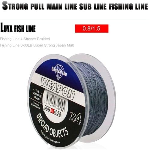 300M PE Fishing Line 4 Strands Braided Fishing Line 0.8/1.0/1.5# Super Strong Multifilament Thread Carp Fishing Wire