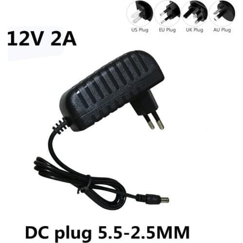 EU US Adapter for Seagate 1tb 2tb External Hard Drive HDD Power Supply 12V 2A 5.5*2.5mm Adapter Charger