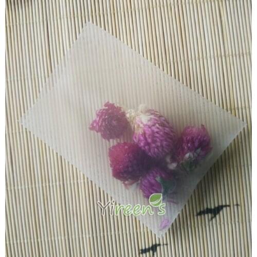 Free shipping! 1000pcs / lot 65 X 80mm Nylon Tea Bag, Heat Sealable Pyramid Tea Filters, semi-transparent Filter bags mesh Nylon