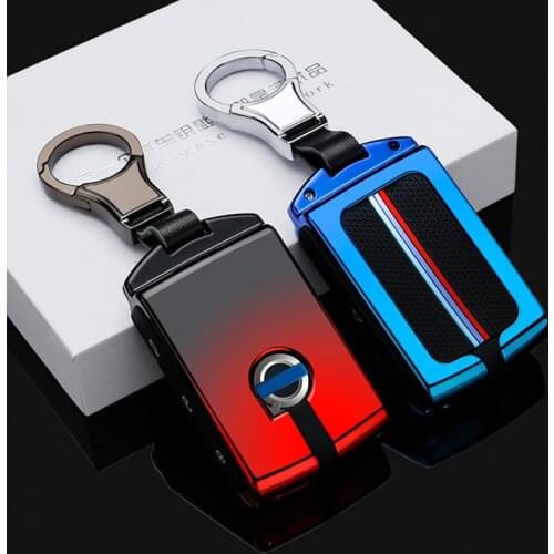 Zinc Alloy Car Key Case Cover Electroplating Polishing Double Protection Fashion Car Key Shell for Volvo XC40 XC60 XC90 S60 S90
