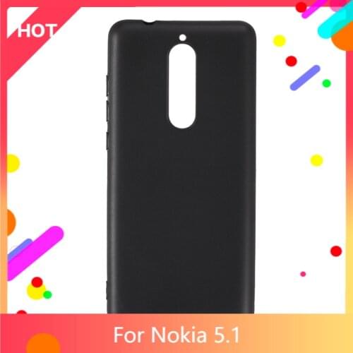 5.1 Case Matte Soft Silicone TPU Back Cover For Nokia 5.1 Phone Case Slim shockproof