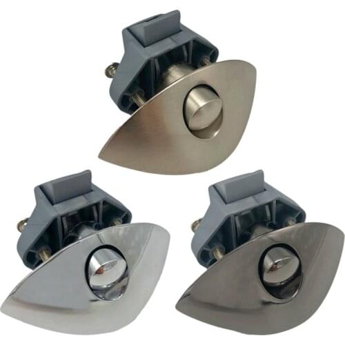 Diameter 20mm Camper Car Half-moon Push Lock RV Caravan Boat Drawer Latch Button Locks For Furniture Hardware W91F