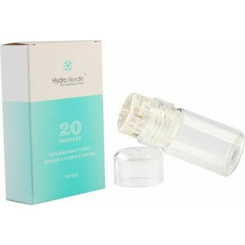 FDA Hydra 20 Pin Micro Needle Titanium Tips Derma Needles Skin Care Anti Aging Whiten Bottle Stamp Serum Reusable