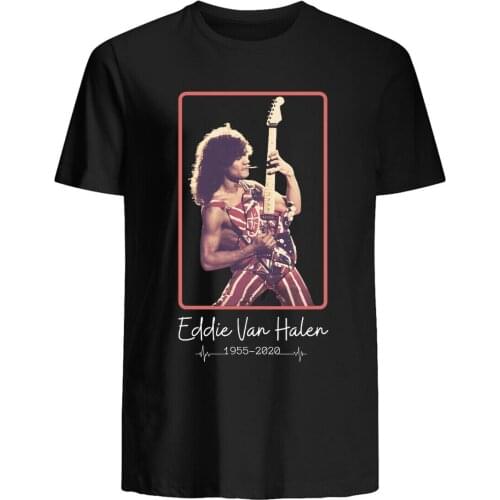 Eddie Van Halen RIP R.I.P T-Shirt UNISEX SHIRT Size S-3Xl New T Shirt For Fans