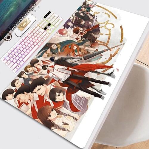 Gaming Pad Mouse Anime Laptop Gamer Mat Cute Desk Mousepad Mats Xxl Pc Kawaii Accessories Carpet Keyboard Cute Quan Zhi Gao Shou