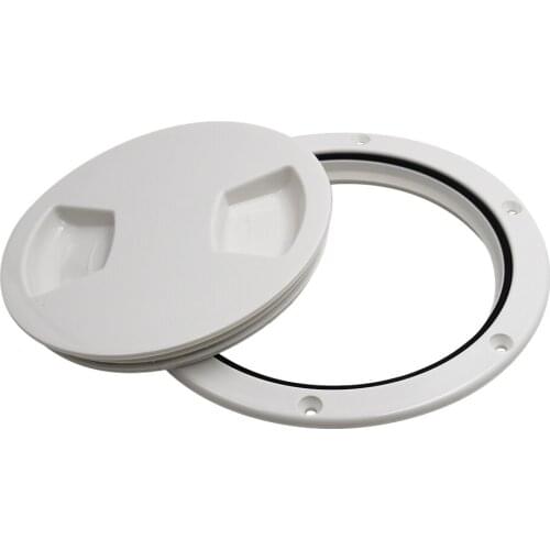 Marine Boat RV 5" Access Hatch Cover Twist Out Deck Plate Screws