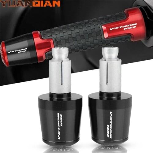 VSTROM 1050 7/8" 22mm Motorcycle Handlebar Grips End Handle Bar Cap End Plug For SUZUKI V-STROM 1050/XT VSTROM 1050 1050XT 2020