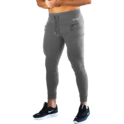 Nova chegada dos homens sweatpants moda casual calças de suor fino ajuste calça jogger streetwear