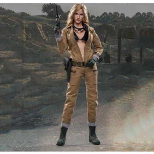 SWtoys 1/6 Scale FS020 Female Girl EVA Green Full Set Moving Doll Clothing Suit Model For 12" Action Figure Body Collection Toys