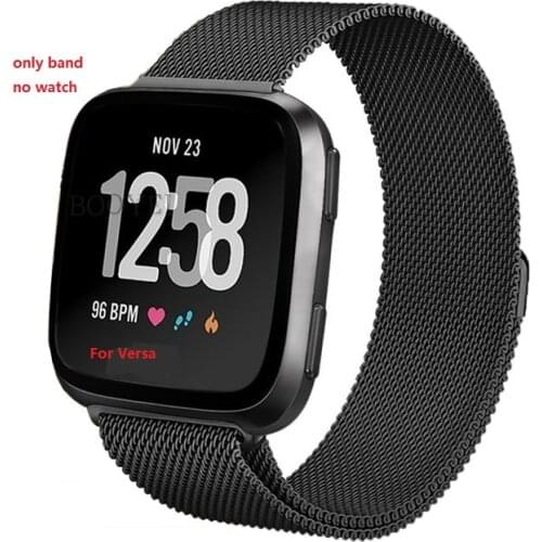 1pc. Milanese Loop Strap Wrist Band Replace For Versa . Versa Stainless Steel Watch Band Magnetic Lock. free ship