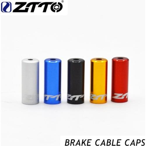 10pcs Aluminum Alloy Cycling Bike Brake Cable Tips Bicycle Derailleur Shifter/Brake Cable End Tip Caps CoreInner Wire Ferrules
