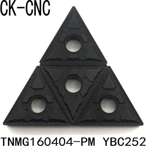 10pcs TNMG160404-PM TNMG331-PM YBC251 YBC252 lathe tools carbide turning inserts CNC turning tools blade made in china