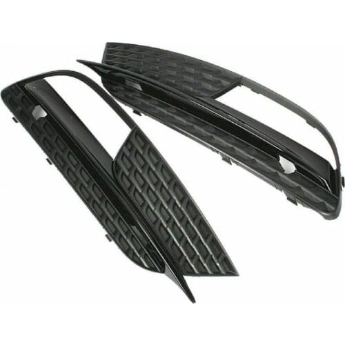 2 Pcs Fog Light Grille Front Fog Light Cover 8T0807681H 8T0807682H for Audi A5 12-16