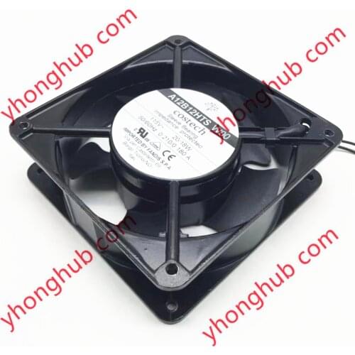 Costech A12B12HTS W00 AC 115V 20W 120x120x38mm 2-Wire Server Cooling Fan