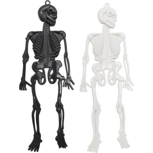 2Pcs/Set Skull Figure Toys Funny Skeleton Zombie Keychain Halloween Decoration Dark Punk Gothic Toys