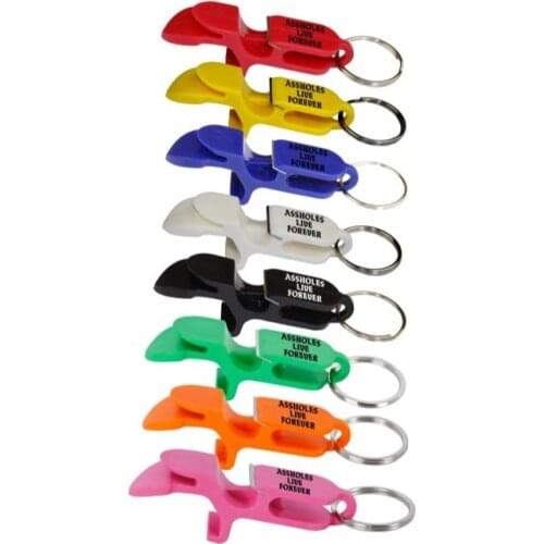 2pcs Customized Bottle Opener kitchen utensils KeyChain Ring 4 in1 Bottle Opener Promotion kitchen accessories Party Gift gadget