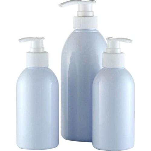 240ml/500ml 12pcs Lotion Pump Cosmetics Container Shampoo Bottles With Dispenser Personal Care Liquid Soap Packaging Containers