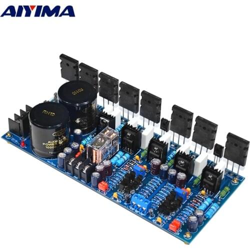 AIYIMA Amplificador Power Sound Amplifier Audio Board 2SC5171 TTC5200 300Wx2 Stereo Amplifier Mini Amp For Speaker Home Theater