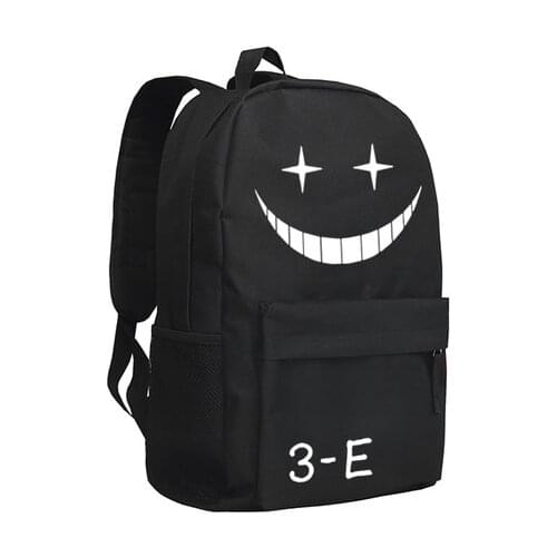 Ansatsu Kyoushitsu Cosplay Backpack Anime Korosensei Oxford School Bag Unisex