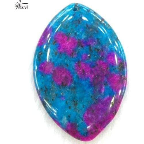 Free Shipping Women Fashion Jewelry 39x58x6mm Beautiful Howlite Horse Eye Pendant Bead C7127